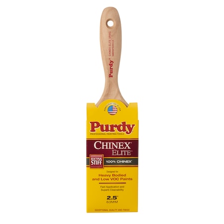 Purdy Purdy Chinex Elite Sprig 2-1/2 in. Extra Stiff Flat Trim Paint Brush 144581925